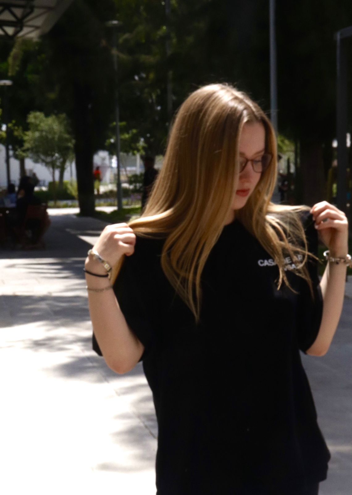 1.1 (1) BLACK MARMORIS BOXY T-SHIRT